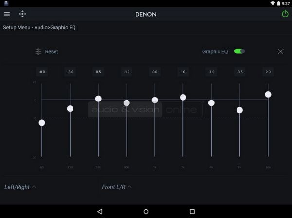 Denon AVR-X2300W házimozi erősítő remote App