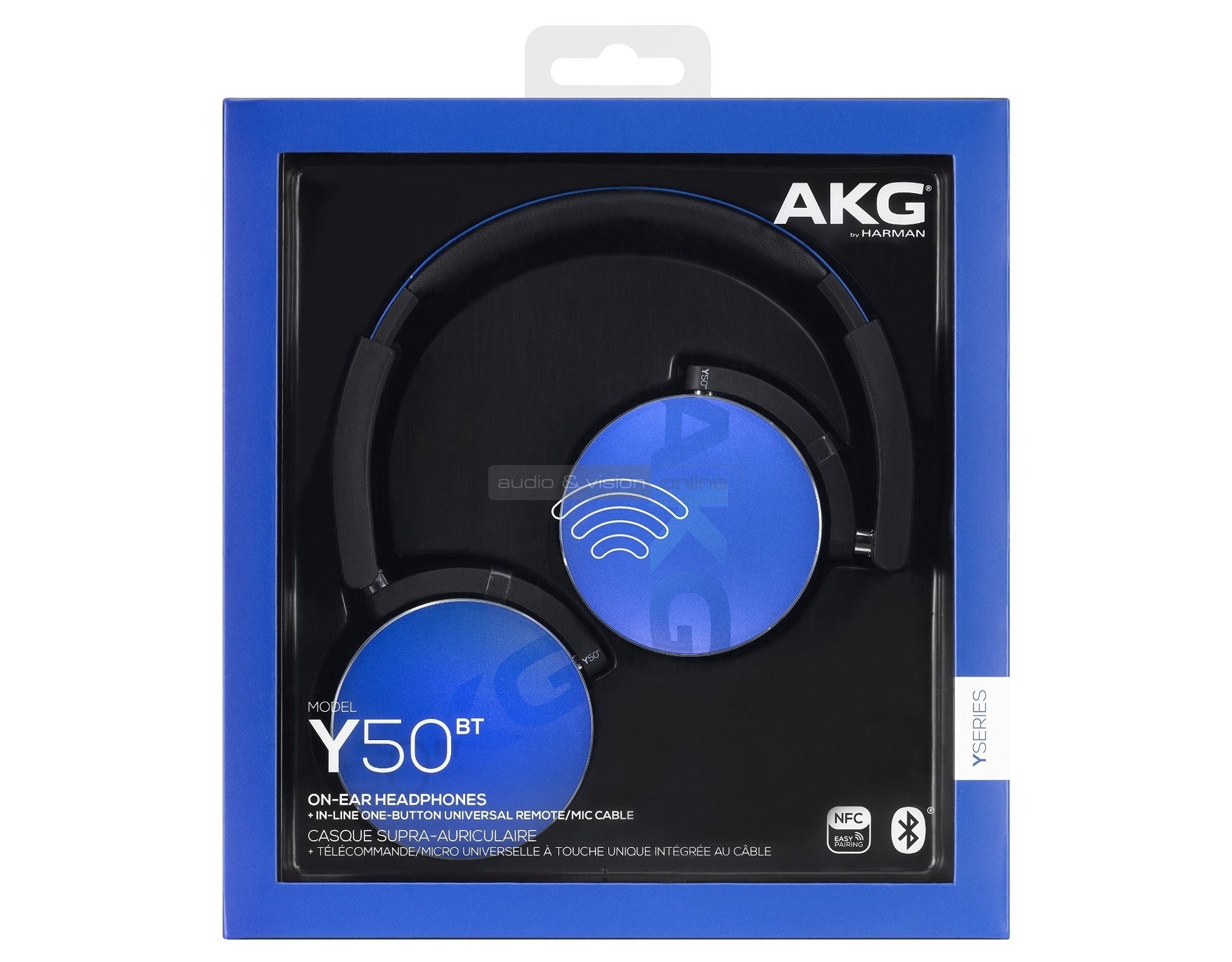 AKG Y50BT Bluetooth fejhallgató doboz