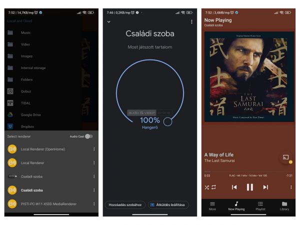 Argon Audio SOLO hálózati zenelejátszó Android
