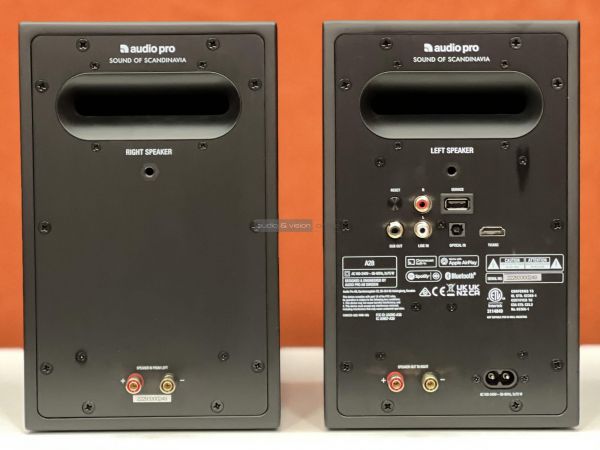 Audio Pro A28 aktív hangfal hátlap