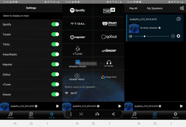 Audio Pro C10 MkII App
