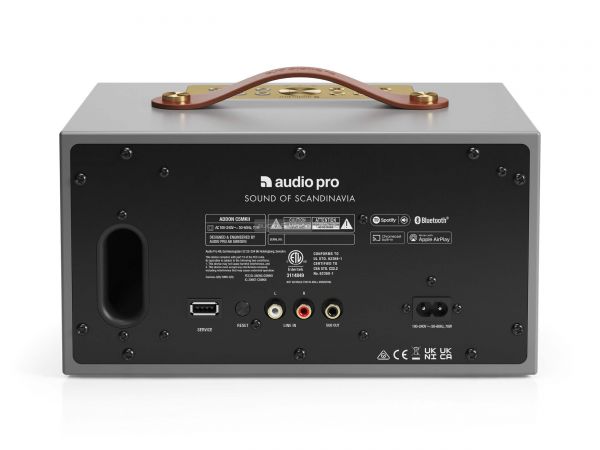 Audio Pro C5 MkII multiroom hangszóró hátlap
