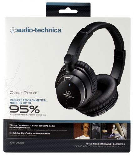 Audio-Technica ATH-ANC9 zajzáras fejhallgató doboz