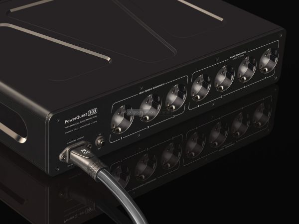 AudioQuest PQ-303 tápszűrő hátlap
