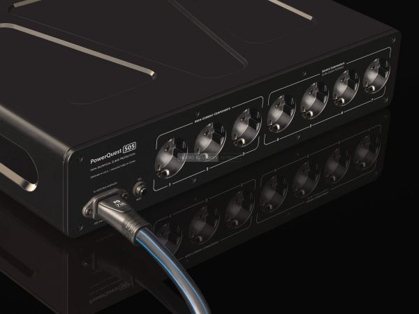 AudioQuest PQ-505 tápszűrő hátlap