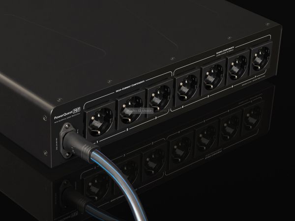 AudioQuest PQ-707 tápszűrő hátlap