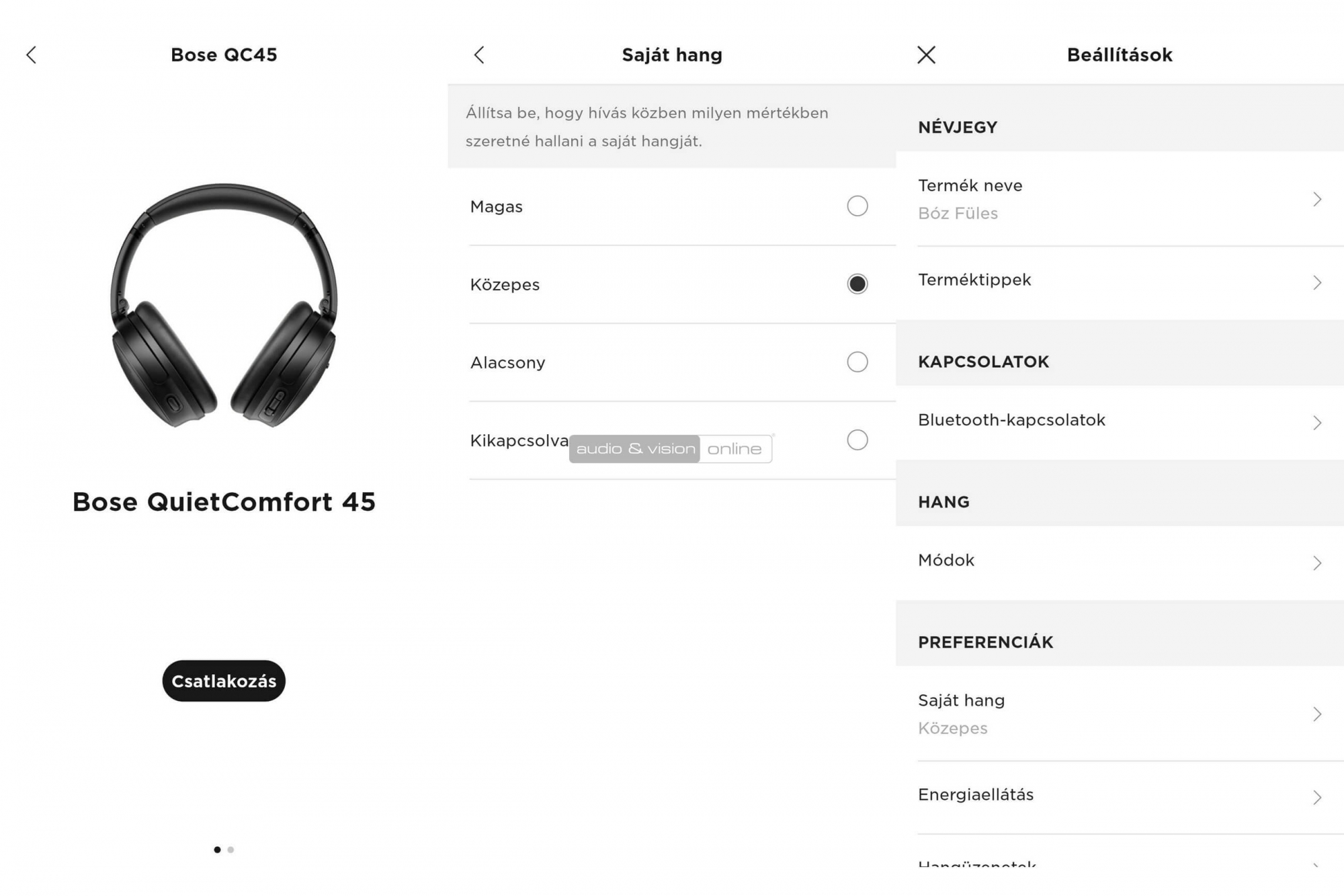 Bose QC45 App