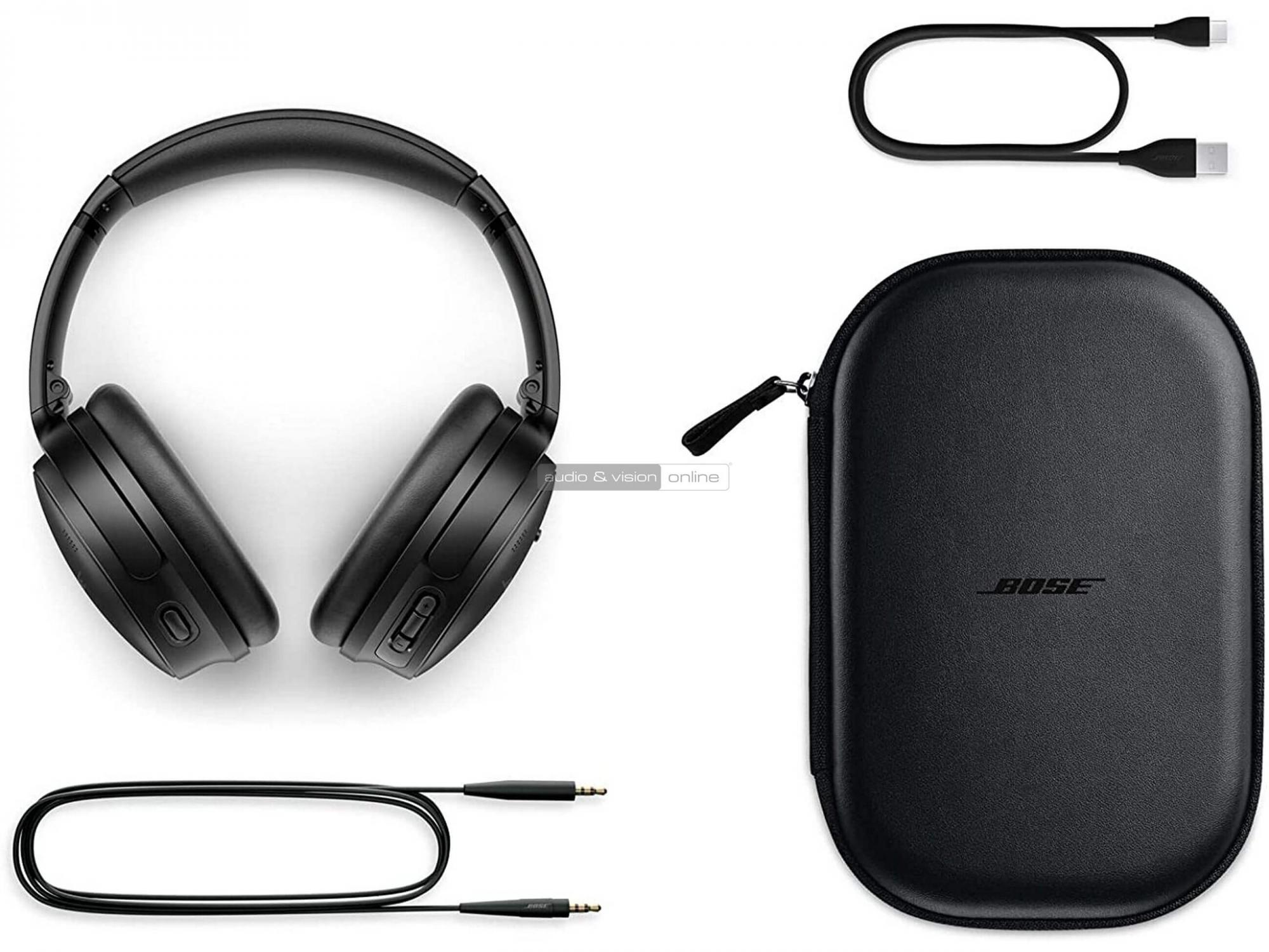 Bose QC45 aktív zajzáras Bluetooth fejhallgató tartozékok