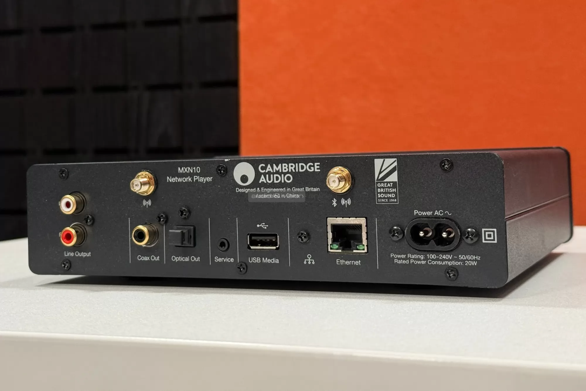Cambridge Audio MXN10 hálózati zenelejátszó hátlap