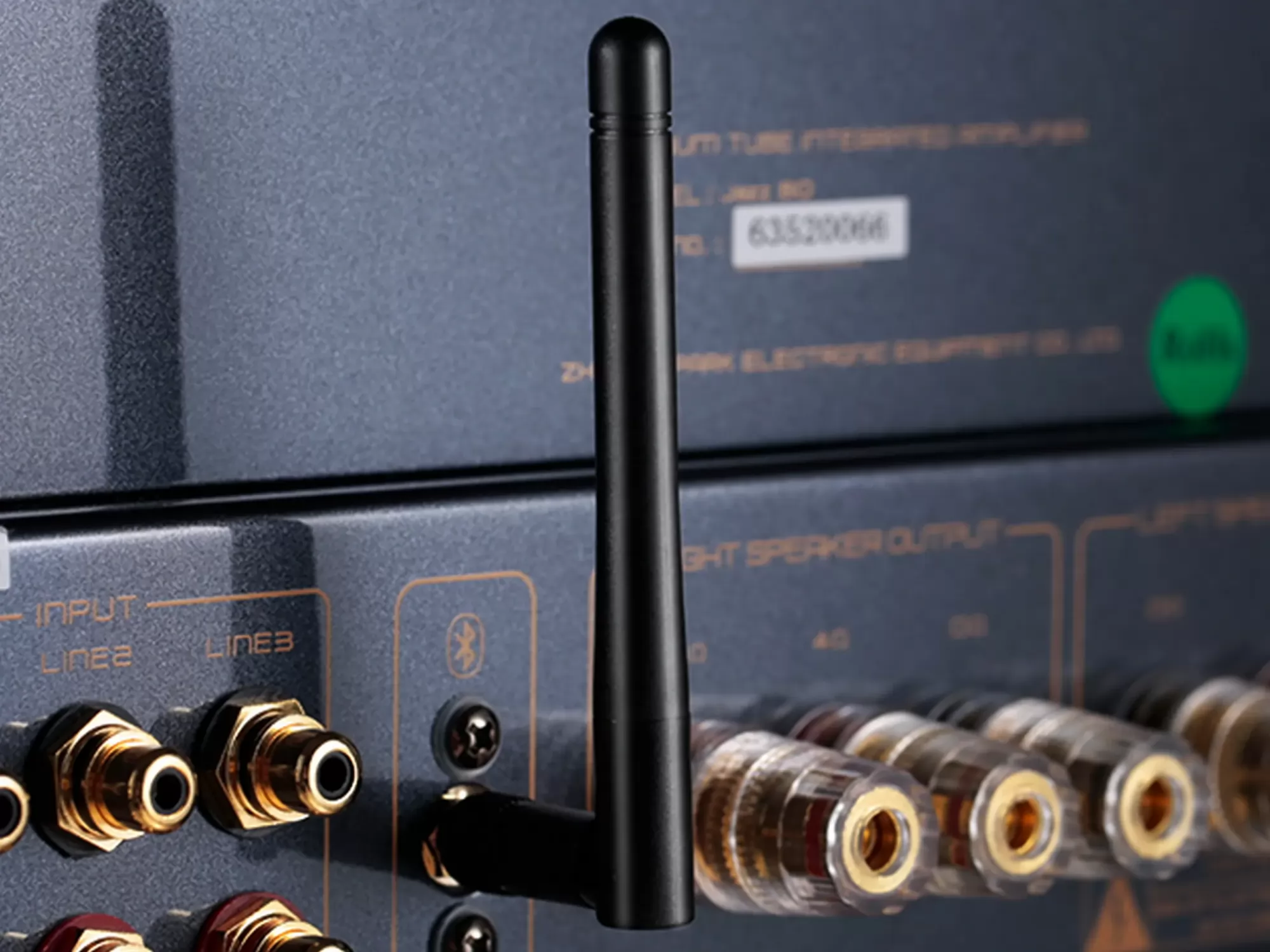 Cayin Jazz 80 KT88 csöves sztereó erősítő hátlap Bluetooth