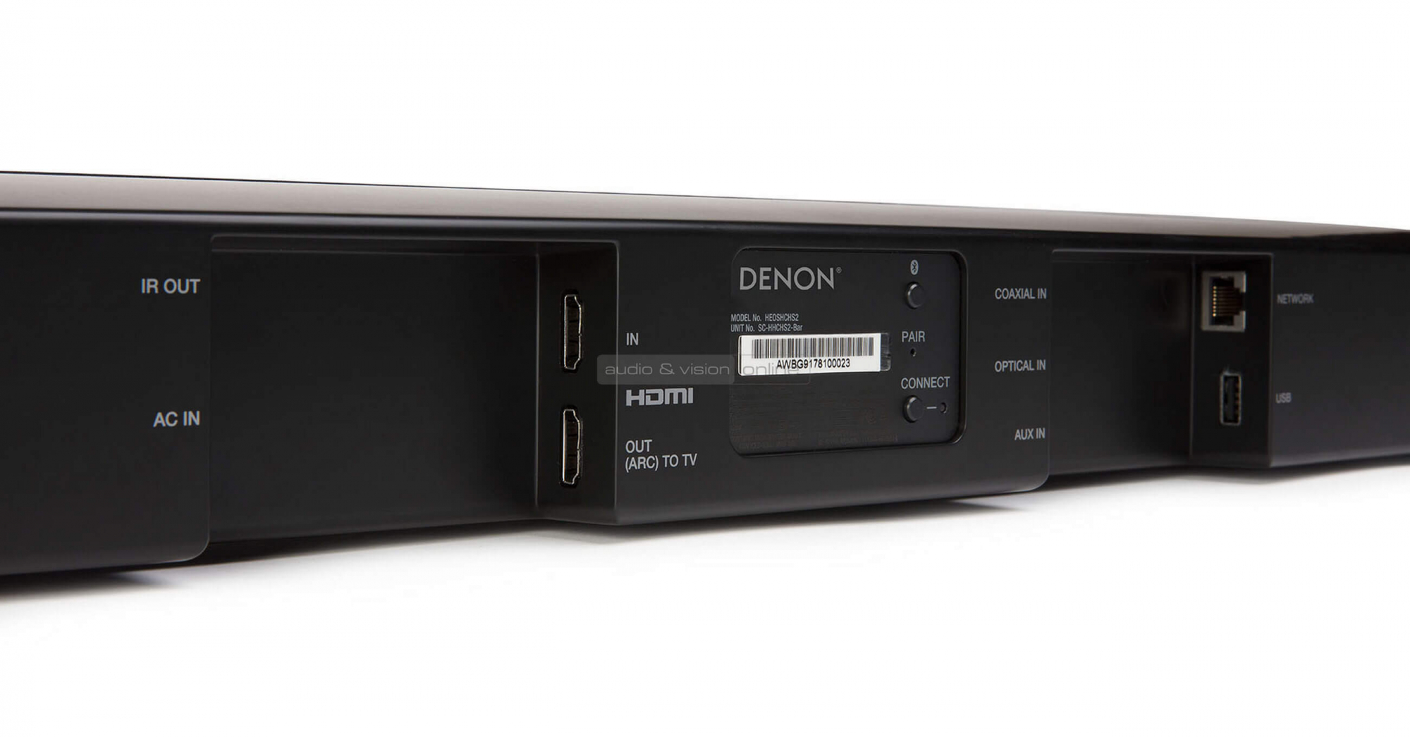 Denon DHT-S516H soundbar hátlap