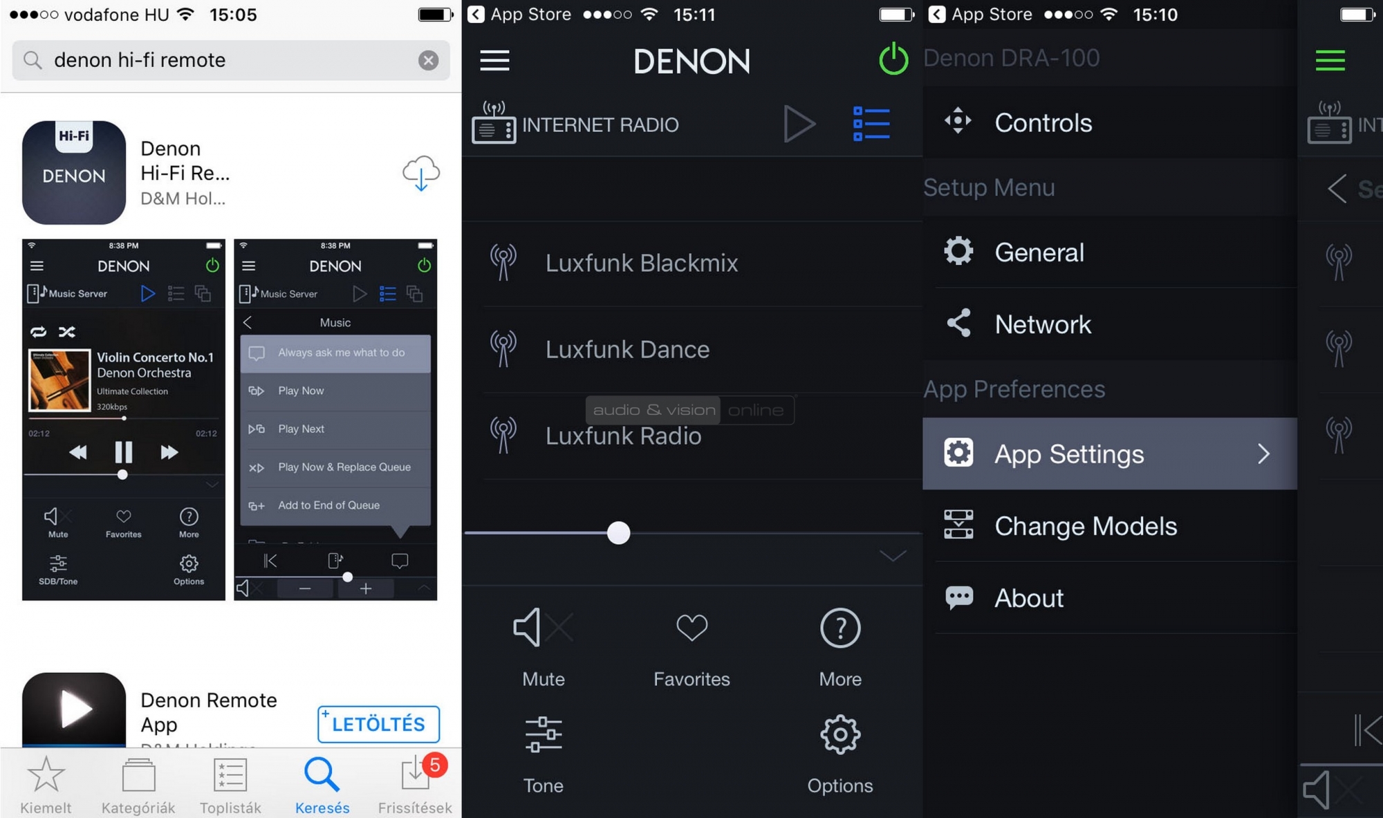 Denon Hi-Fi Remote App