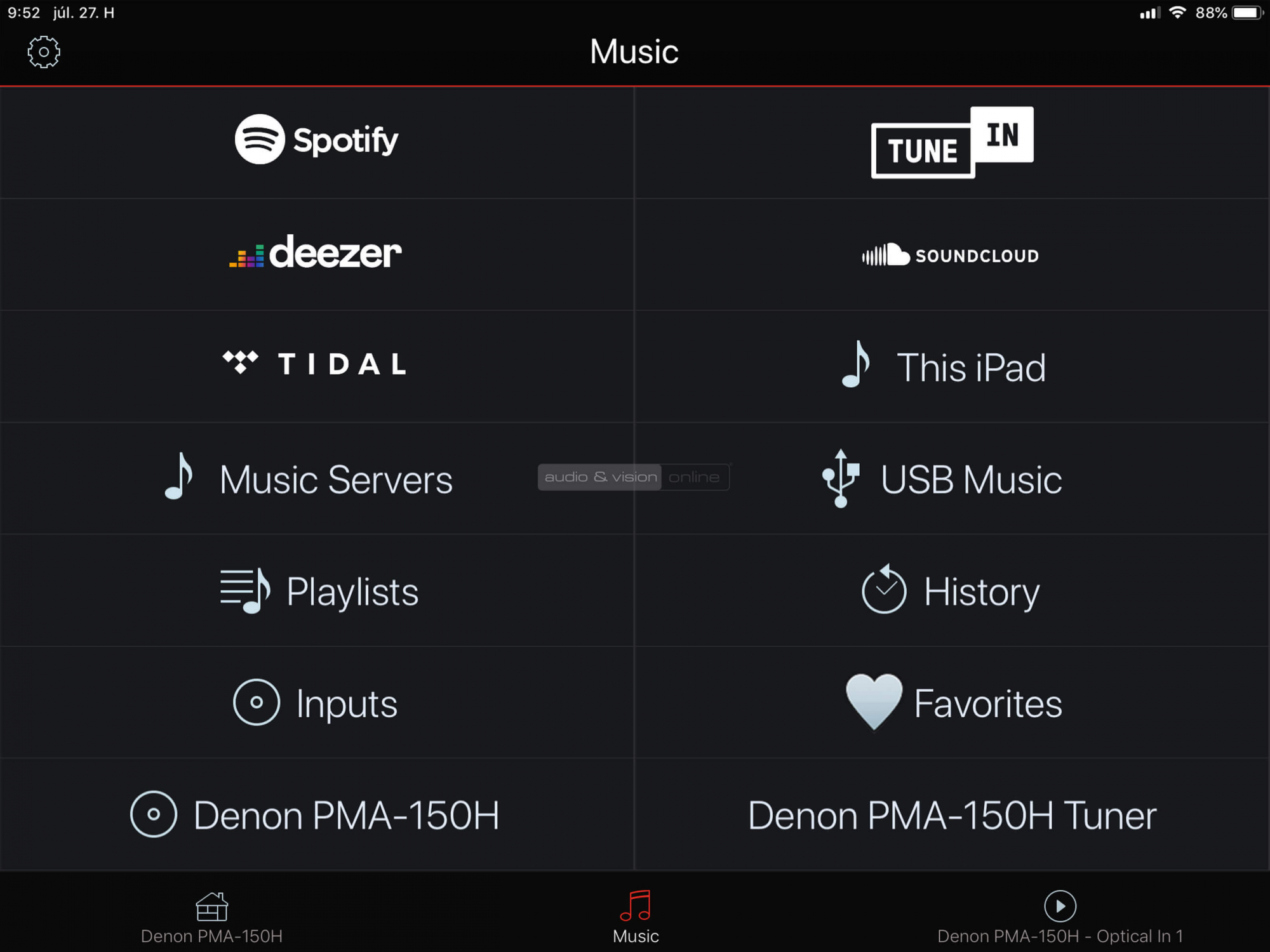 Denon PMA-150H App Music