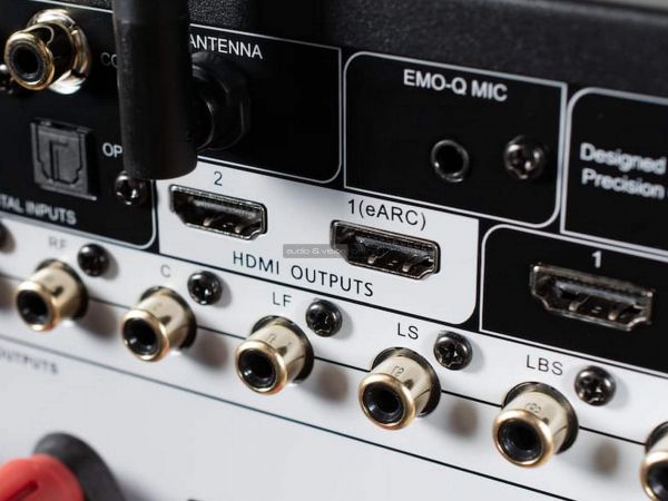 Emotiva MR1 házimozi erősítő hátlap HDMI