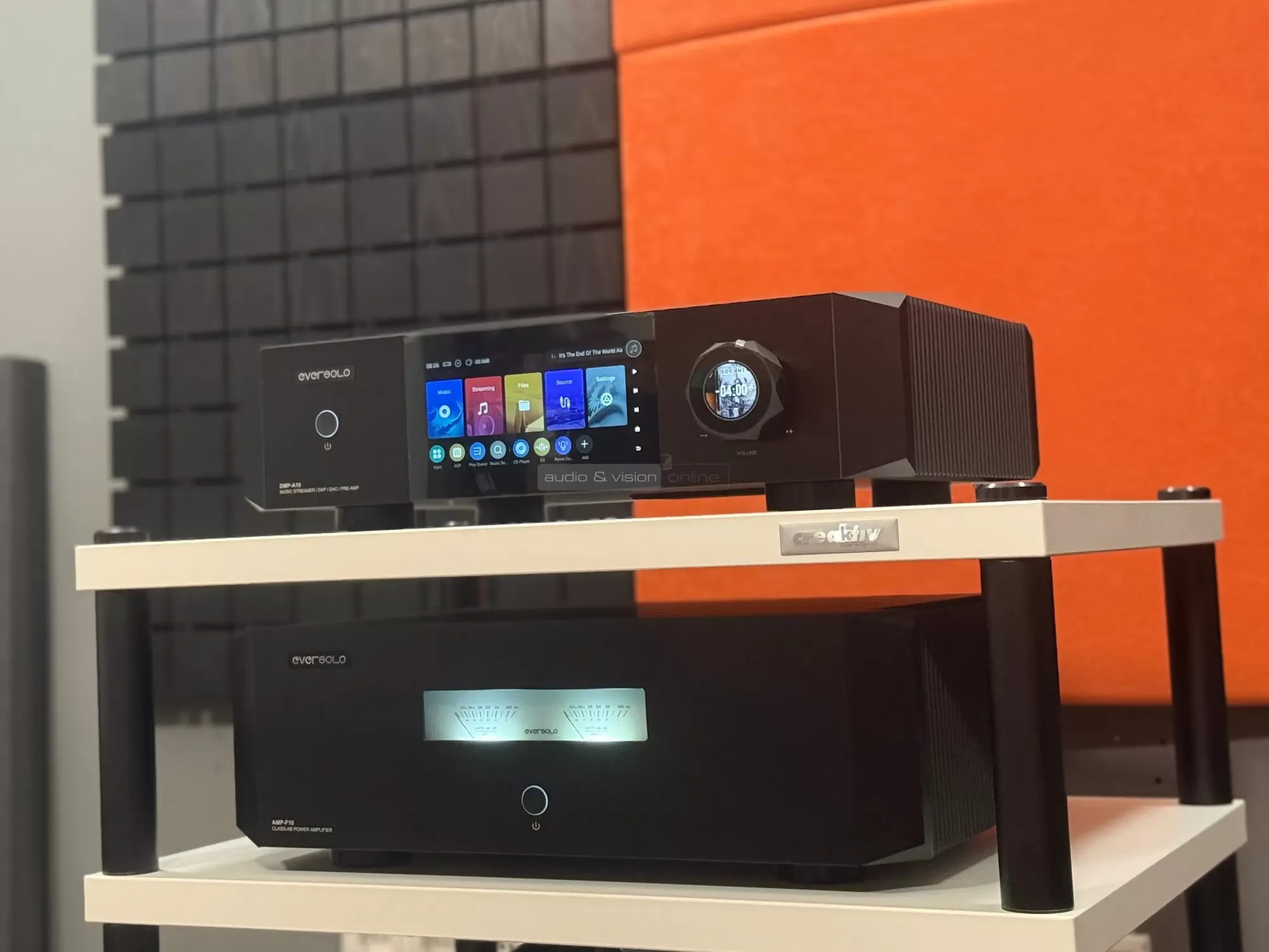 Eversolo DMP-A10 hálózati zenelejátszó AMP-F10 végerősítő