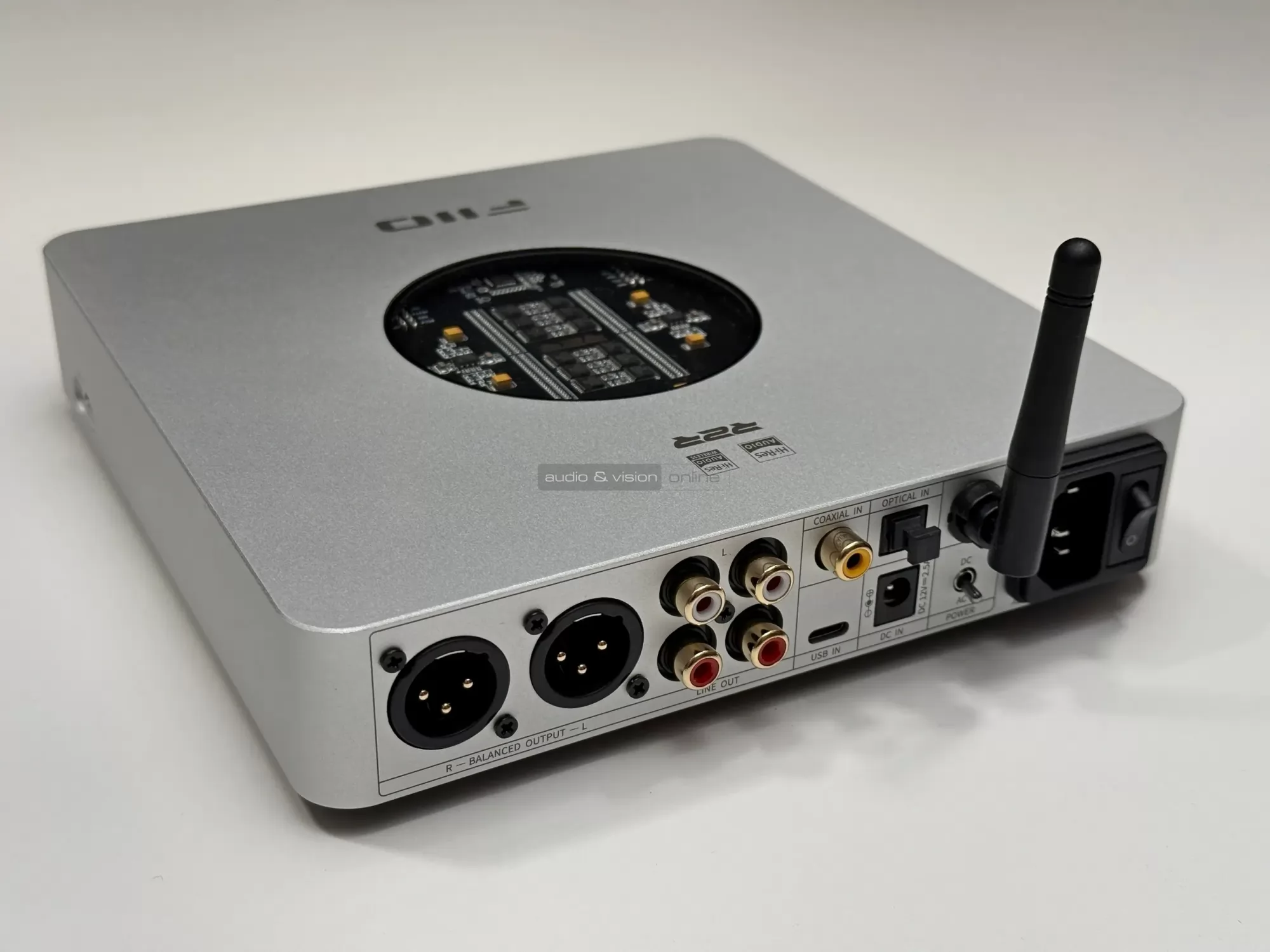 FiiO K13 R2R DAC hátlap