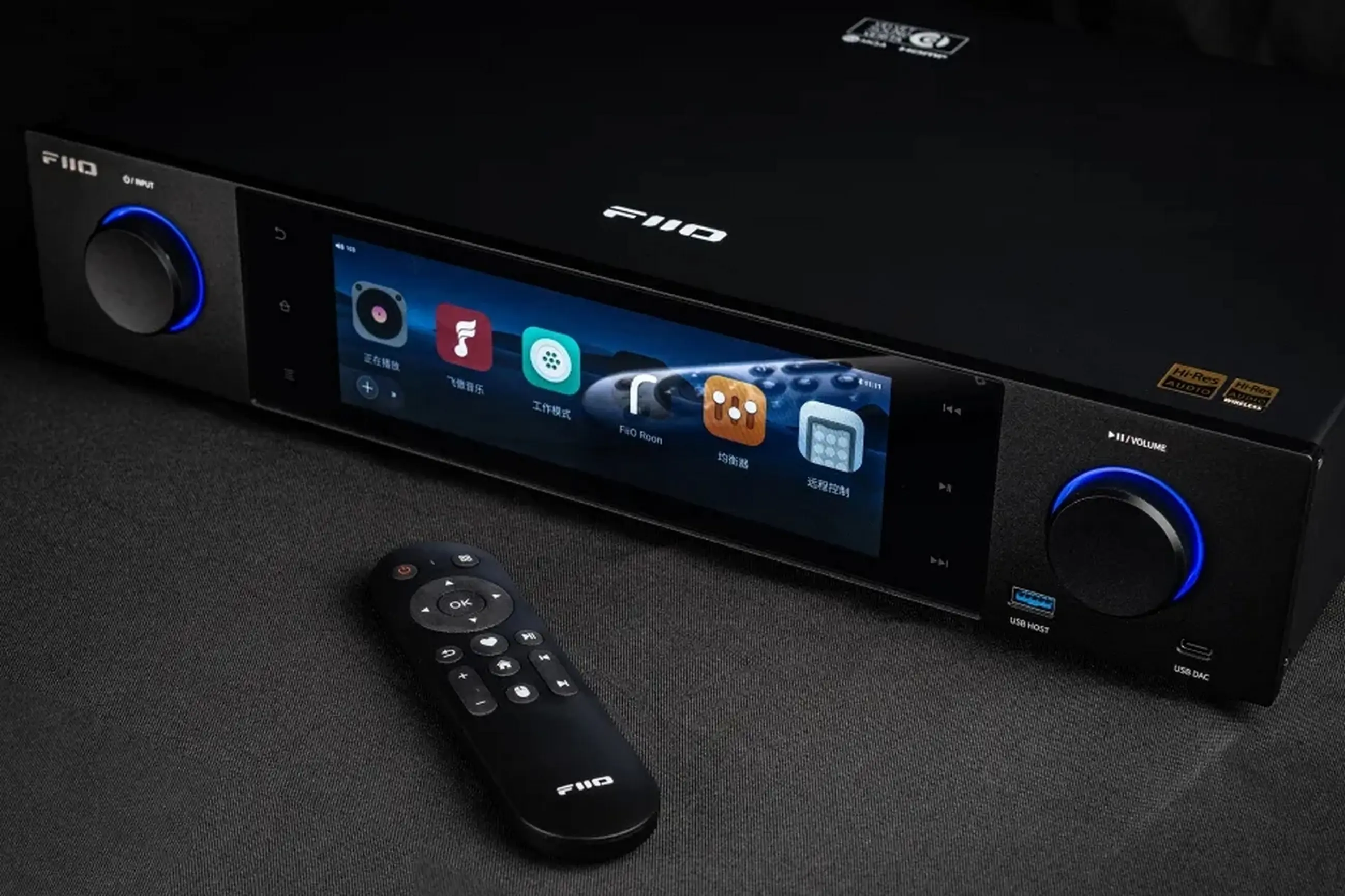 FiiO S15 hálózati zenelejátszó távirányító