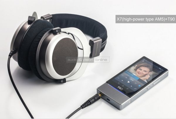FiiO AM5 erősítő modul X7 lejátszóhoz és Beyerdynamic T90