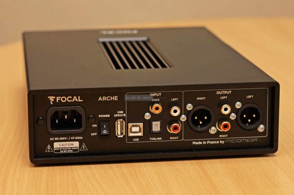 Focal Arche fejhallgató erősítő hátlap