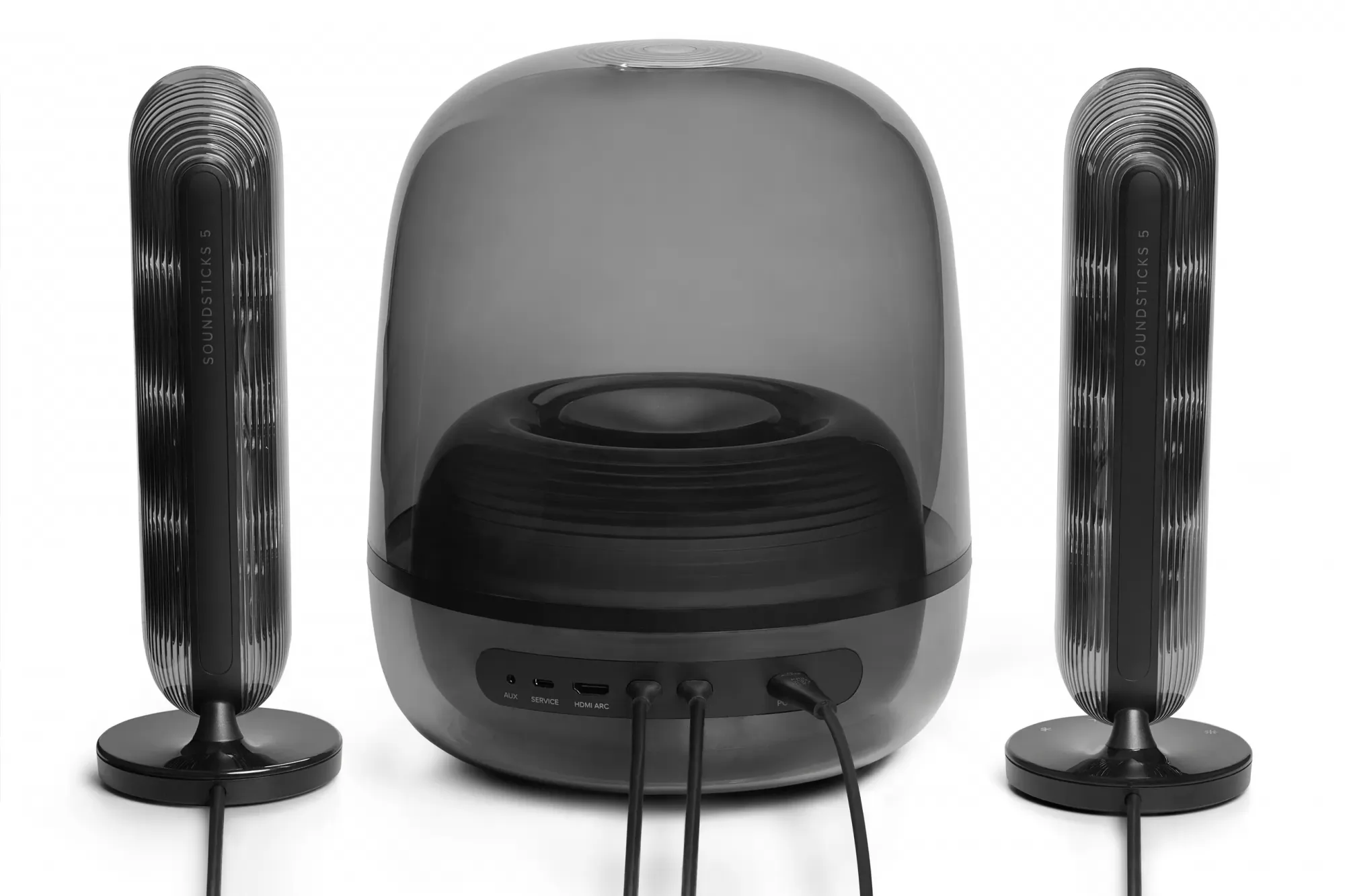 Harman Kardon SoundSticks 5 aktív hangfal hátlap