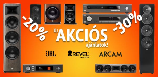 Arcam Revel JBL akciók