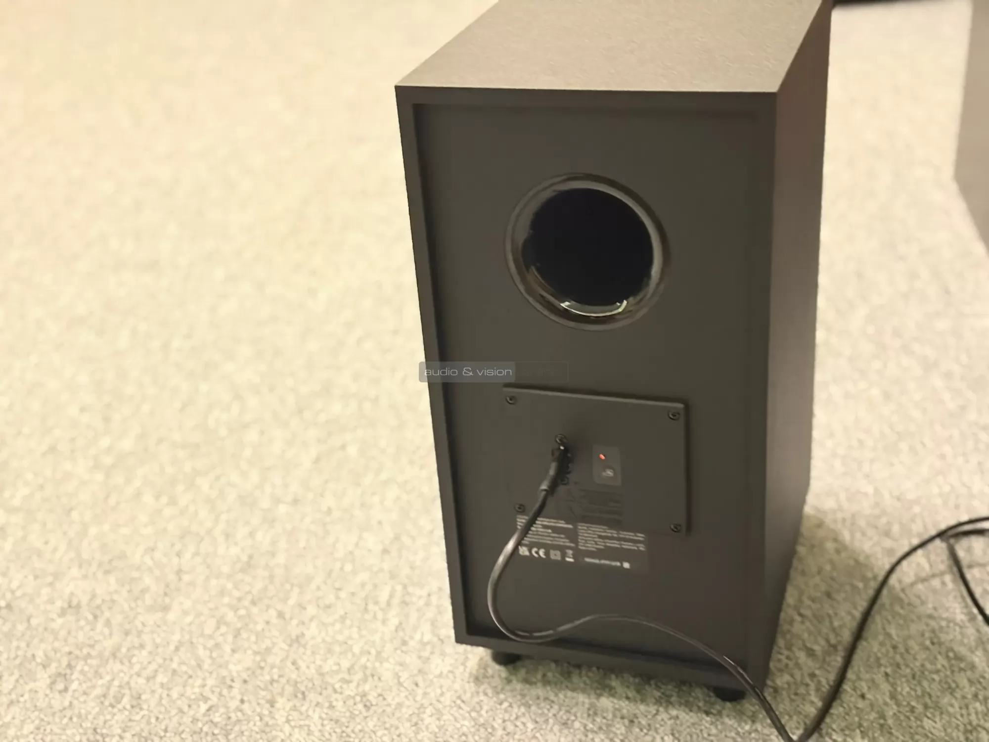 JBL Cinema SB595 soundbar mélyláda hátlap