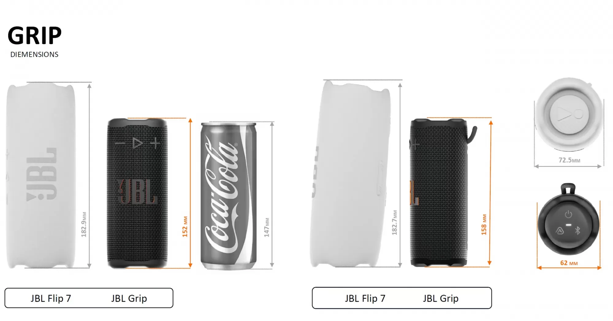 JBL Grip Bluetooth hangszóró