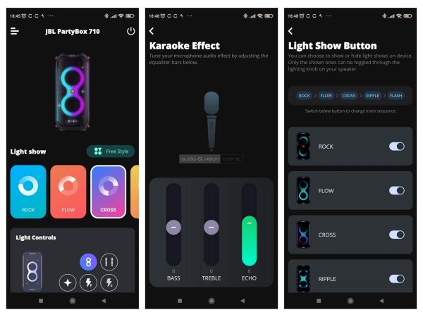 JBL PartyBox 710 App