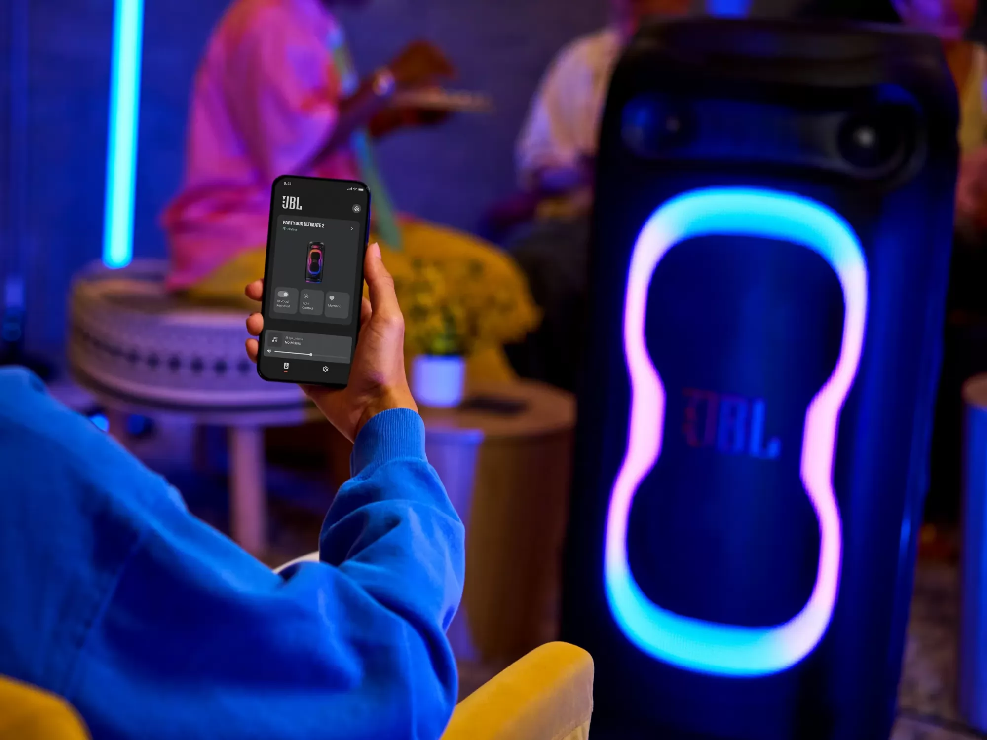 JBL Partybox Ultimate 2 party hangszóró App