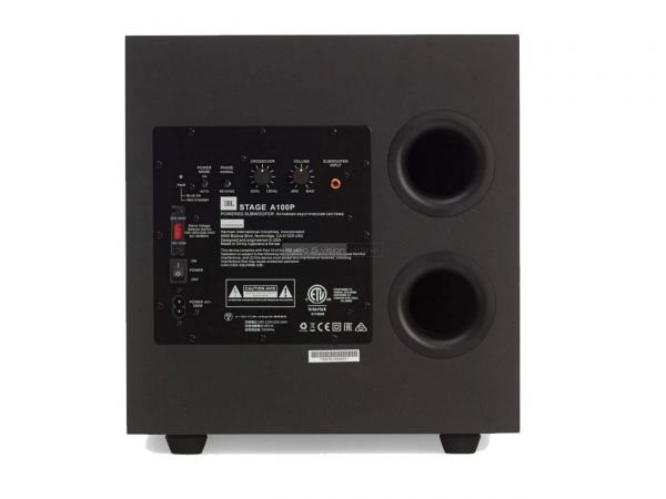 JBL Stage A100P aktív mélyláda hátlap