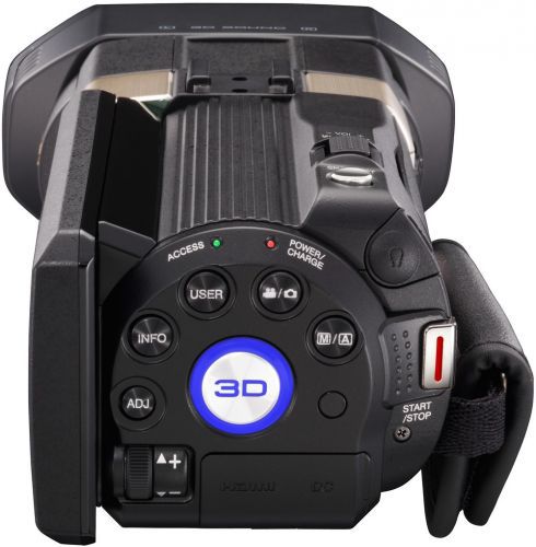 JVC GS-TD1 3D kamera hátulról