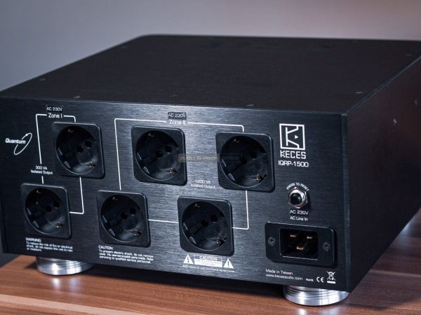 KECES Audio IQRP-1500 tápszűrő hátlap