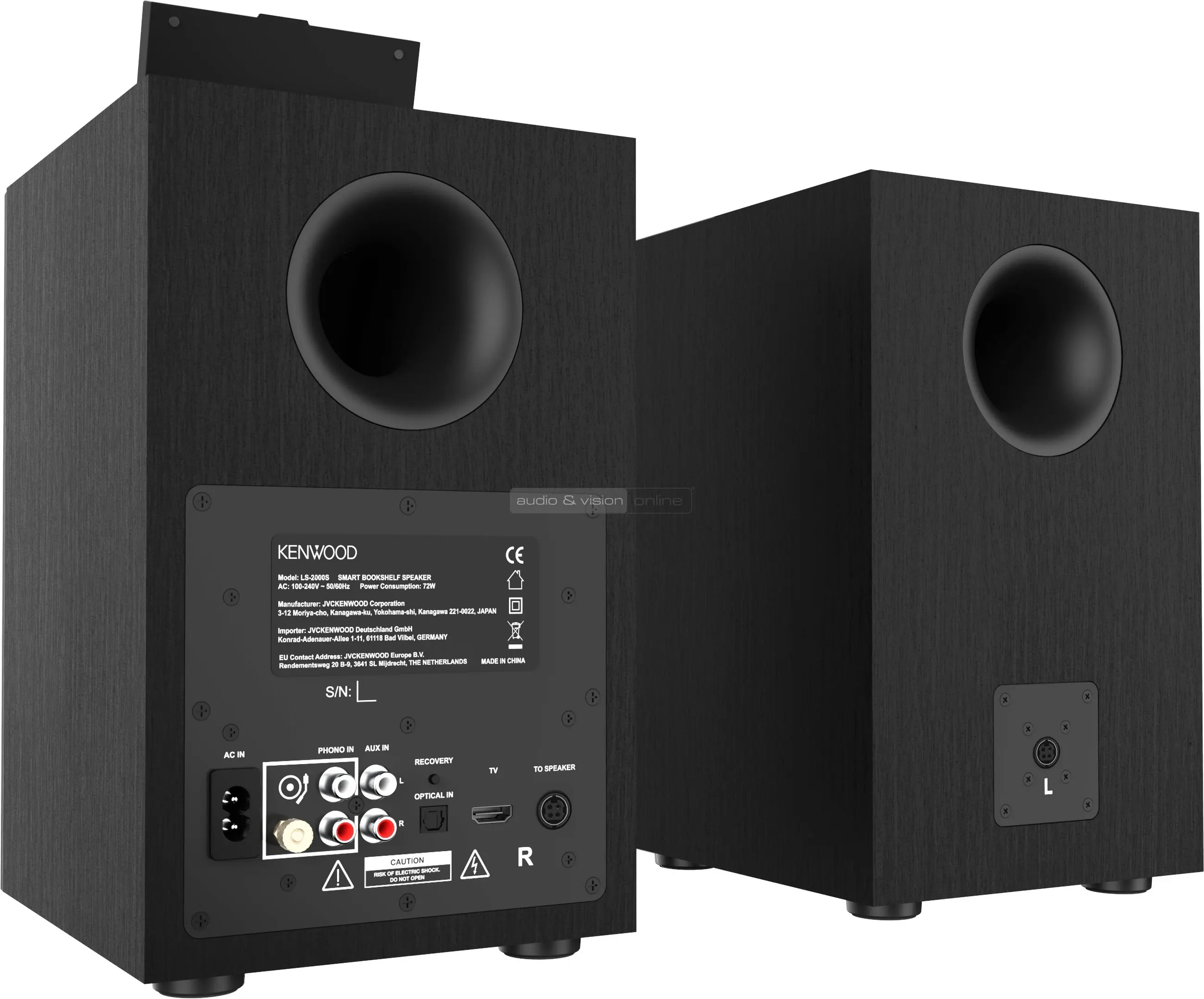 Kenwood LS-2000 aktív hangfal hátlap