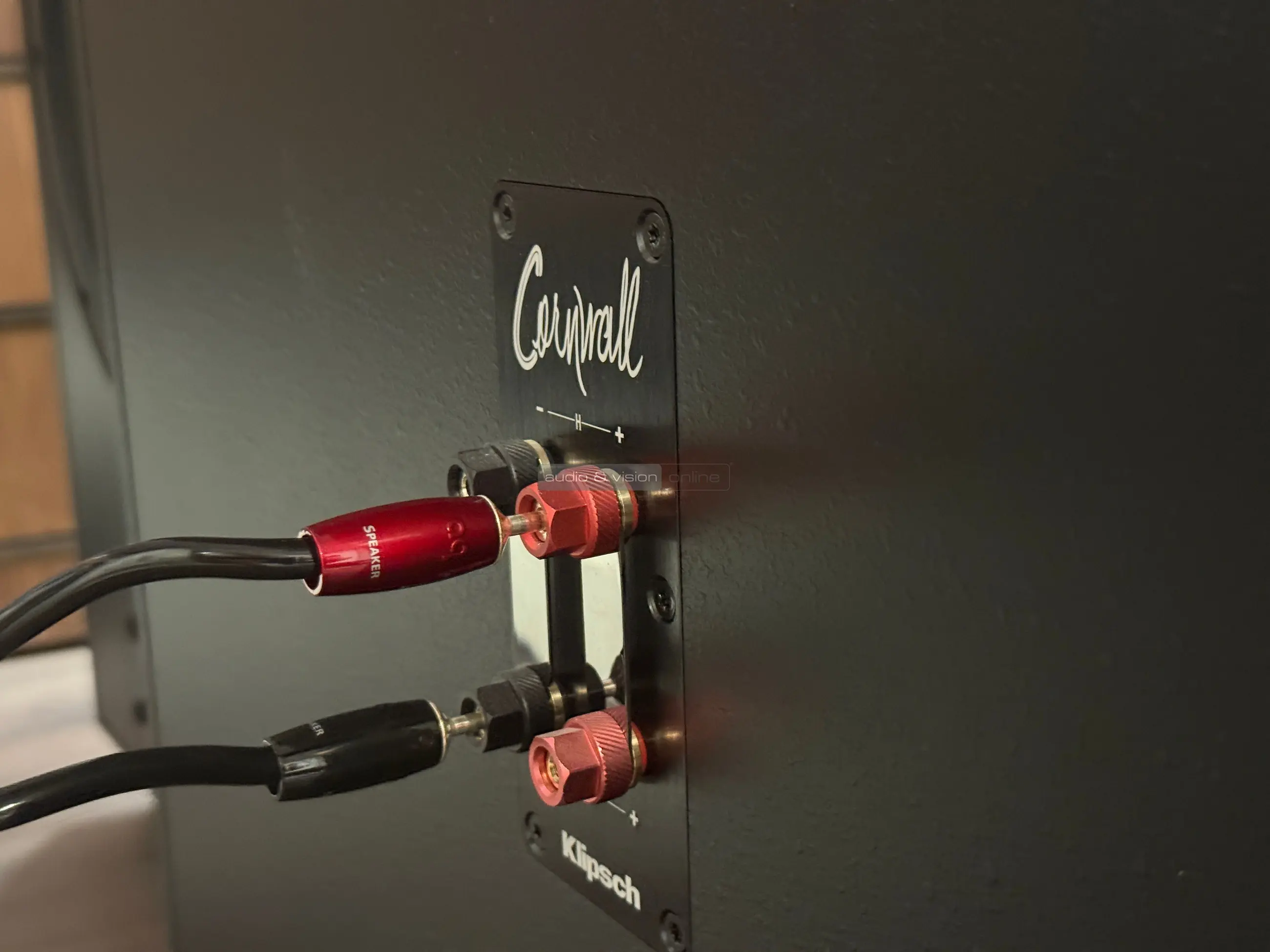 Klipsch Cornwall IV hangfal csatlakozó