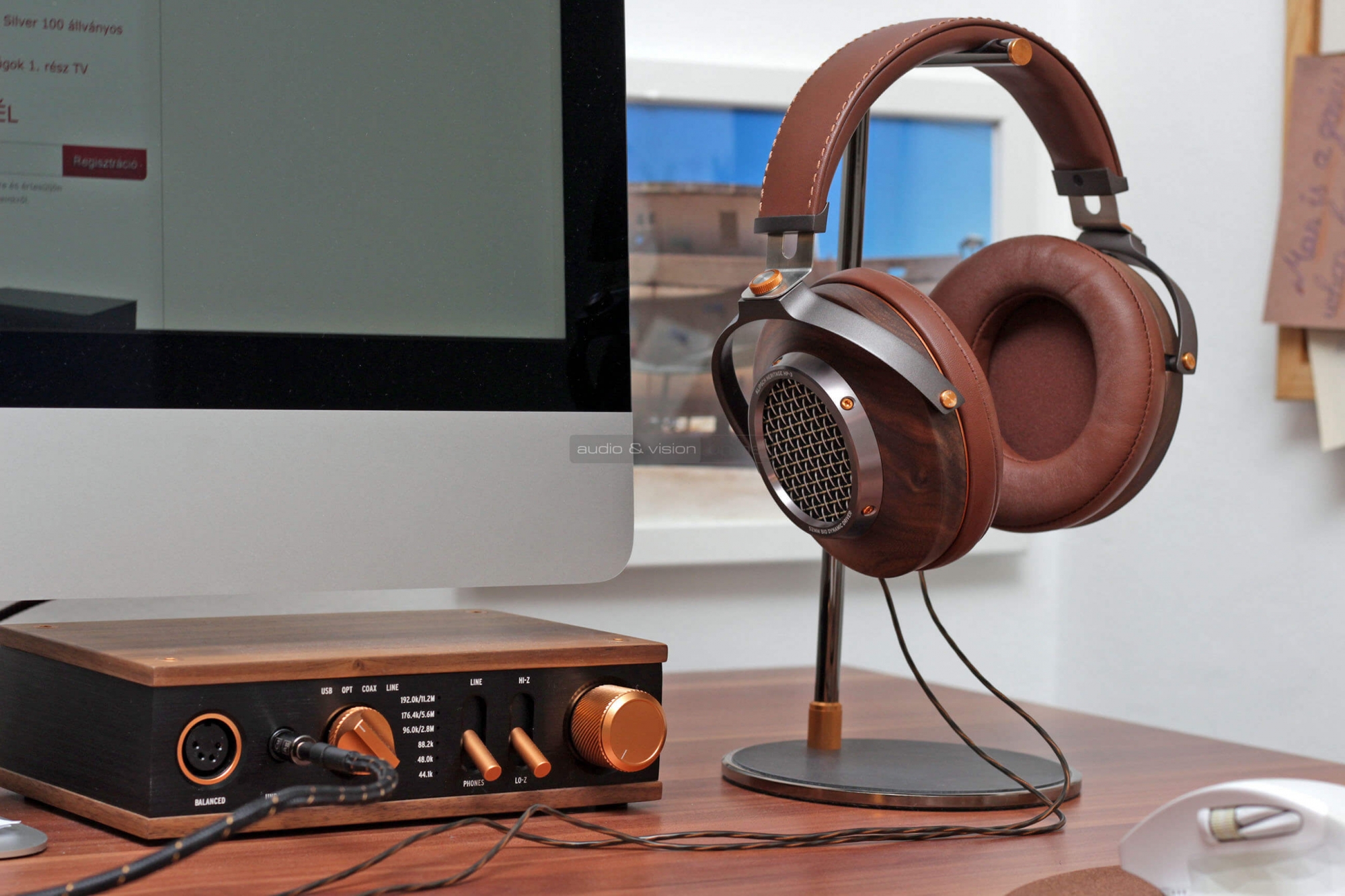 Klipsch Heritage Headphone Amplifier fejhallgató erősítő és HP-3 fejhallgató