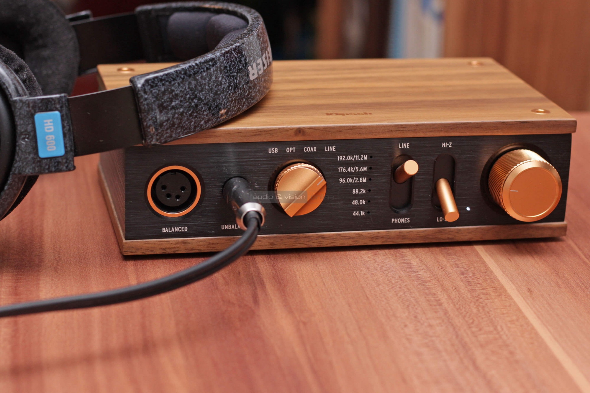 Klipsch Heritage Headphone Amplifier fejhallgató erősítő és Sennheiser HD 600 fejhallgató