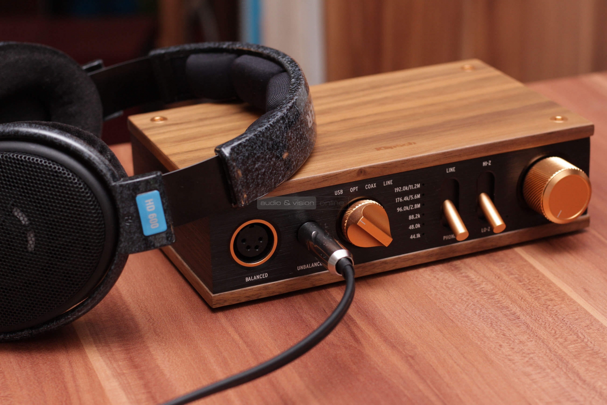 Klipsch Heritage Headphone Amplifier fejhallgató erősítő és Sennheiser HD 600 fejhallgató