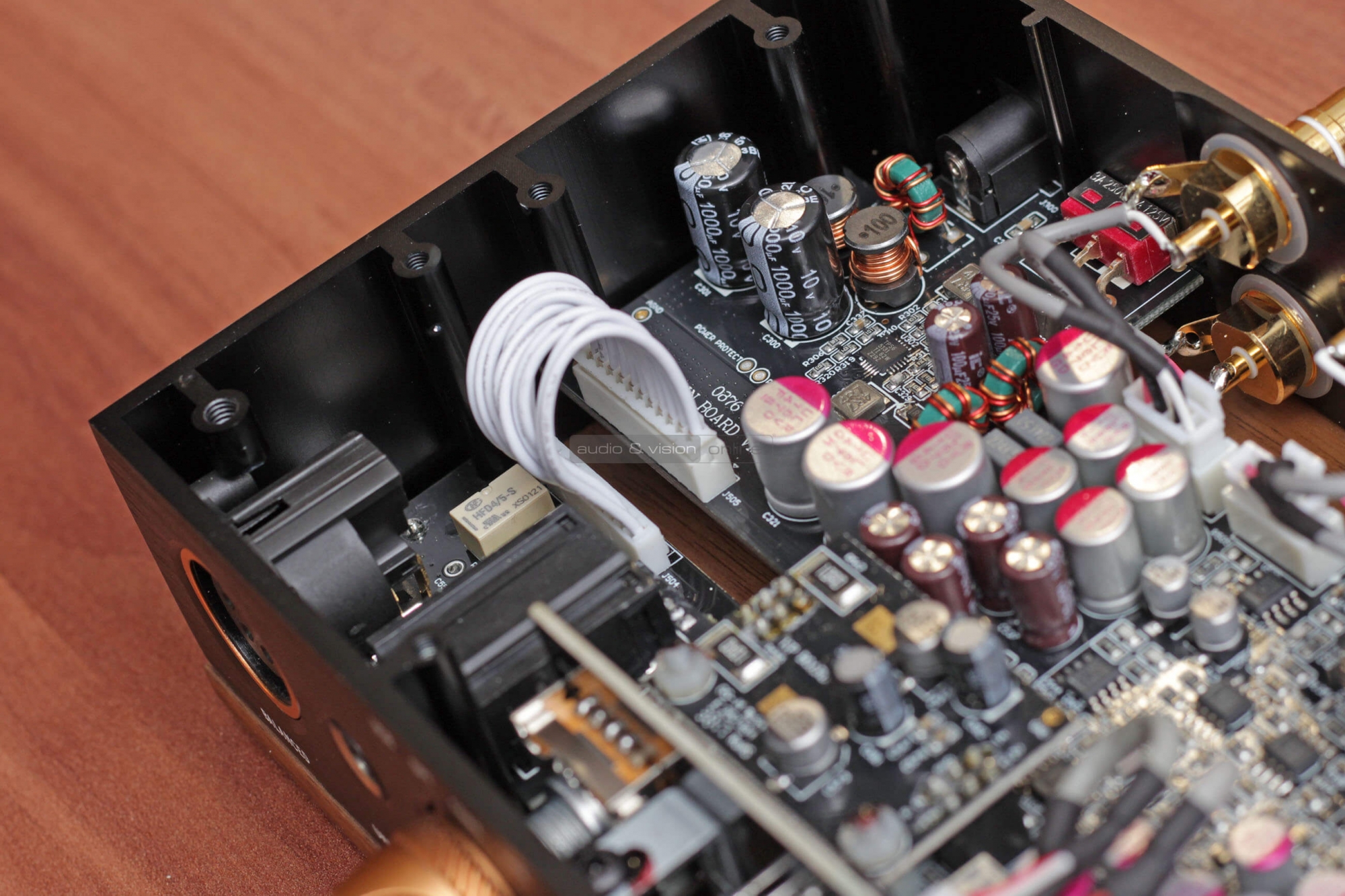 Klipsch Heritage Headphone Amplifier fejhallgató erősítő belső