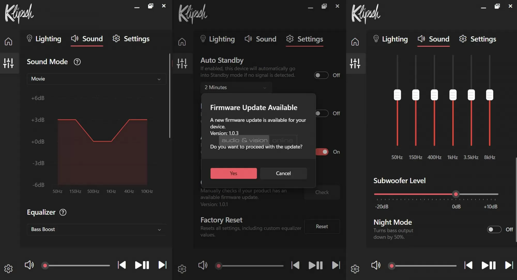 Klipsch ProMedia Lumina App