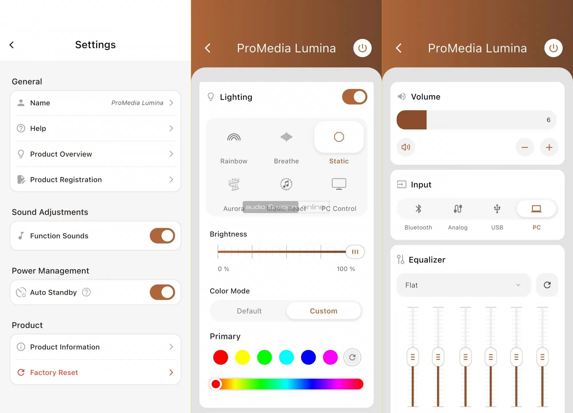Klipsch ProMedia Lumina App