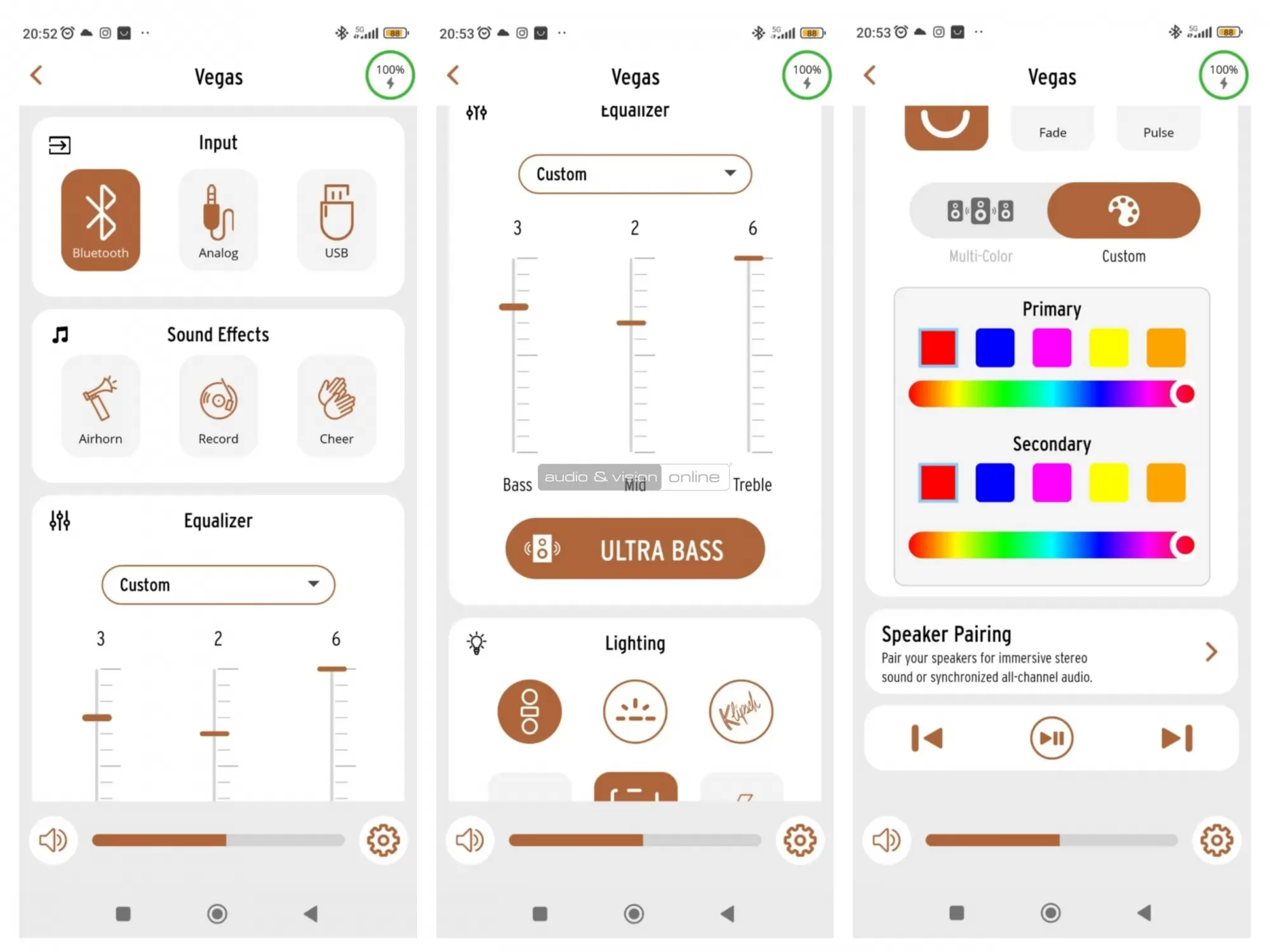 Klipsch Vegas App