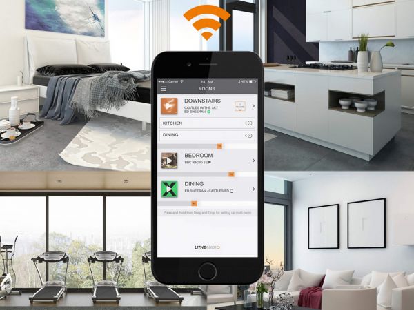 Lithe Audio WiFi mennyezeti hangszóró App