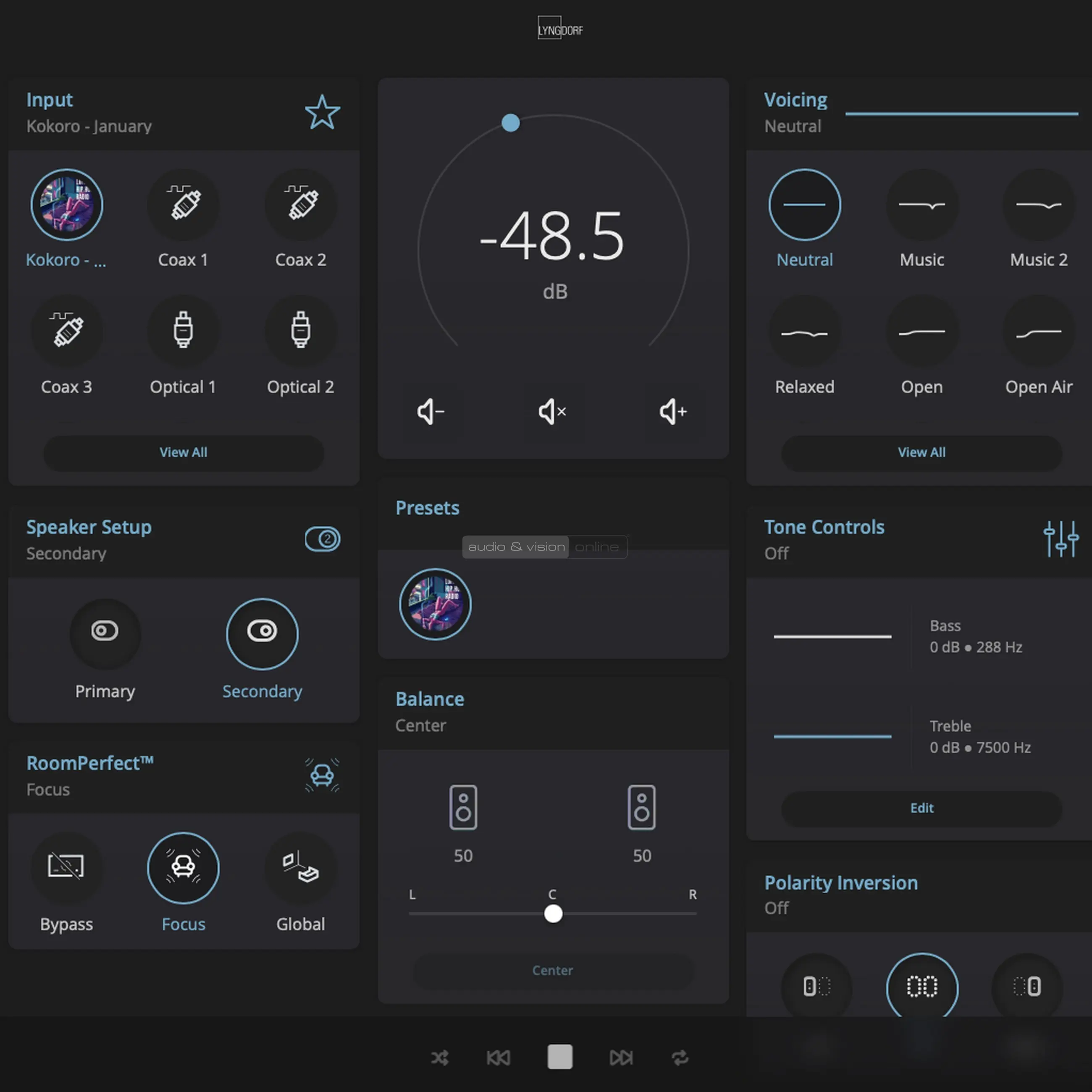 Lyngdorf Audio TDAI-2210 böngésző
