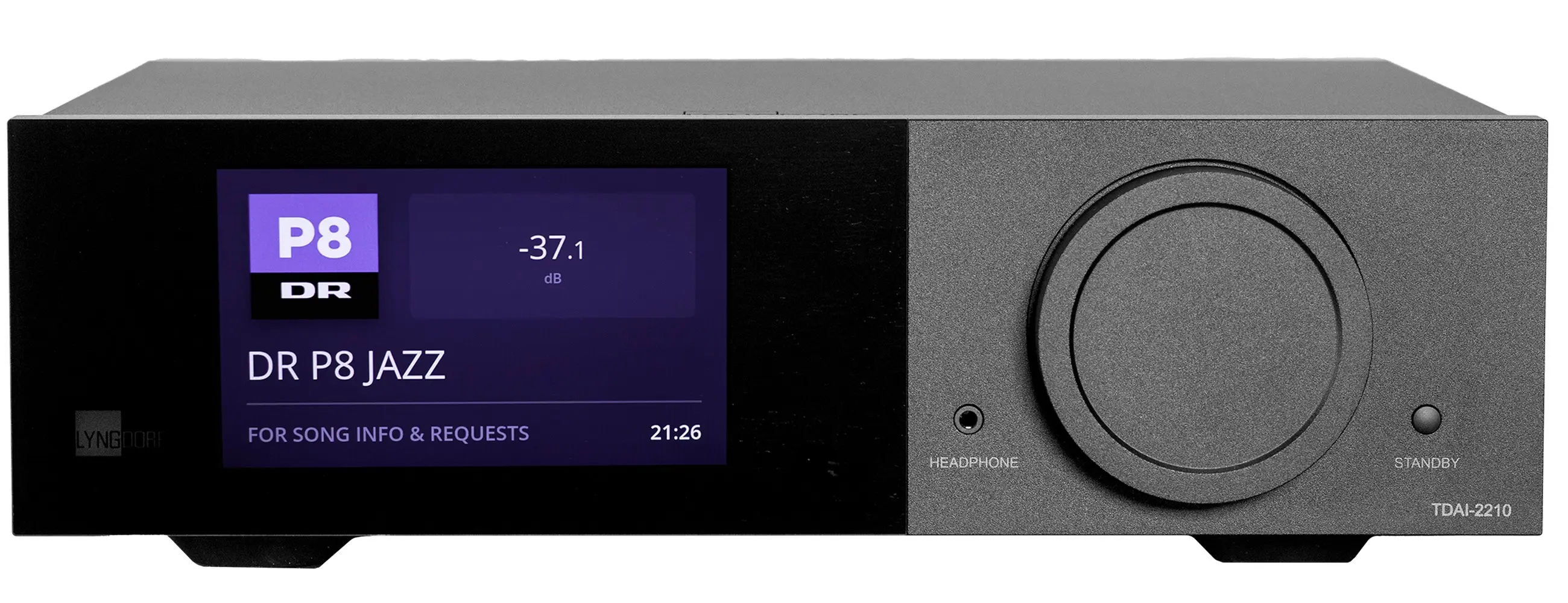 Lyngdorf Audio TDAI-2210 hálózati sztereó erősítő front