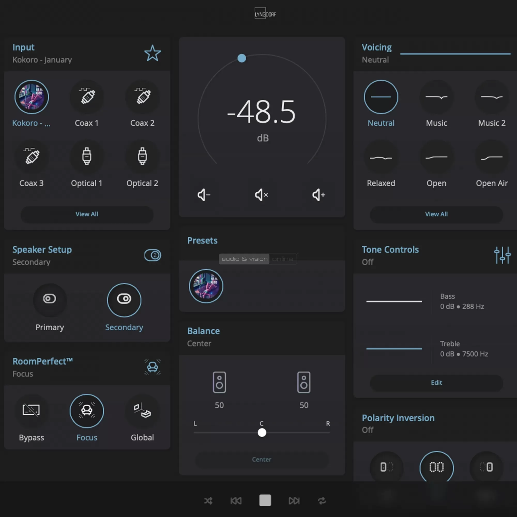 Lyngdorf Audio TDAI-2210 böngésző