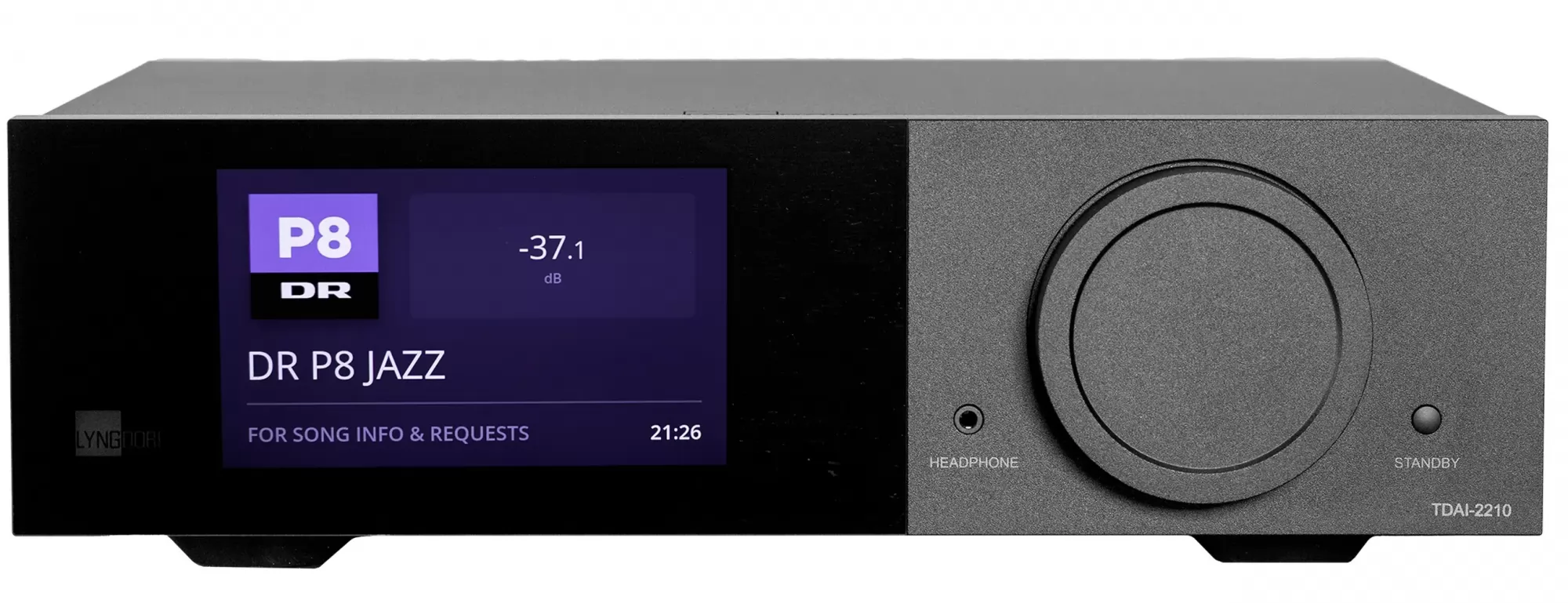 Lyngdorf Audio TDAI-2210 hálózati sztereó erősítő front