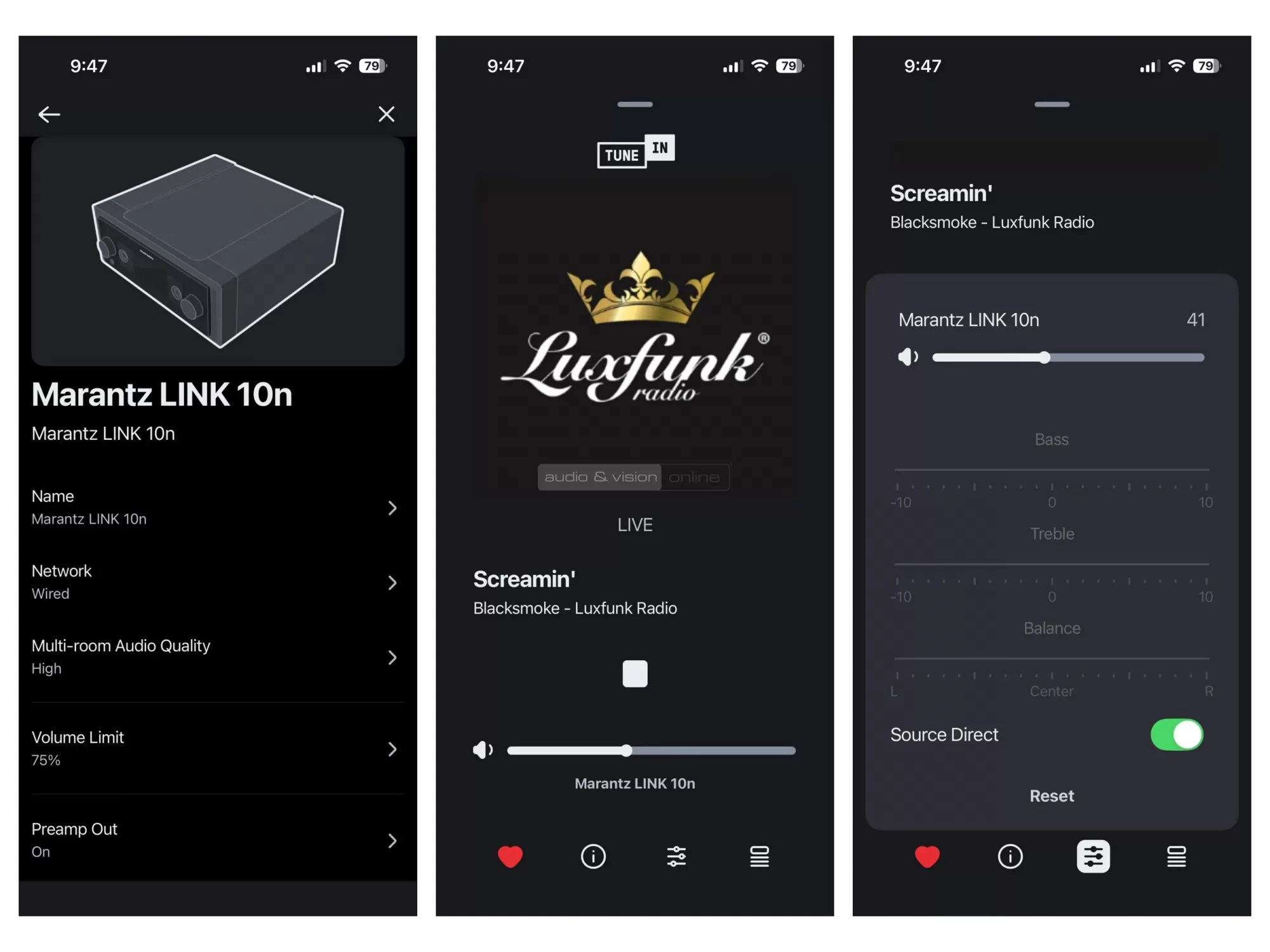Marantz LINK 10n App