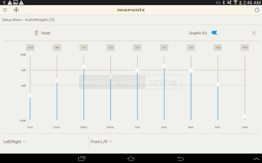 Marantz 2016 AVR Remote App