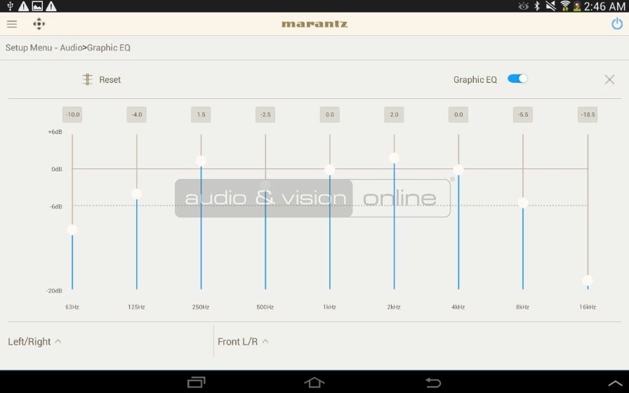 Marantz 2016 AVR Remote App