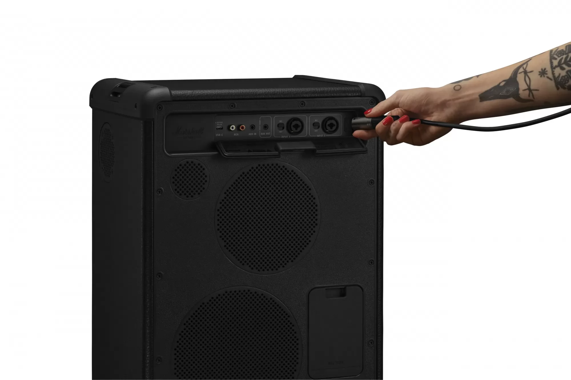 Marshall Bromley 450 party hangszóró csatlakozók